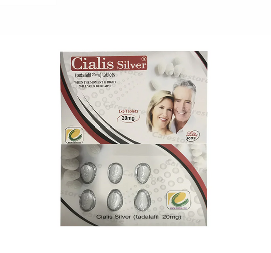 Cialis Silver 20mg-6 tablets