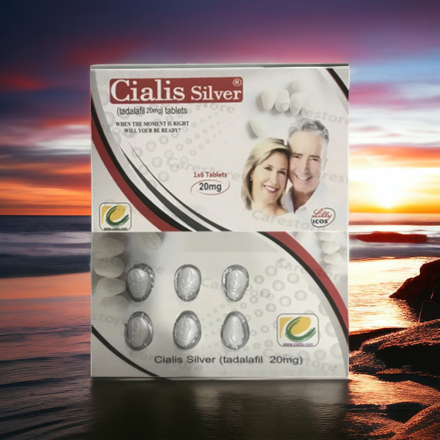 Cialis Silver 20mg-6 tablets