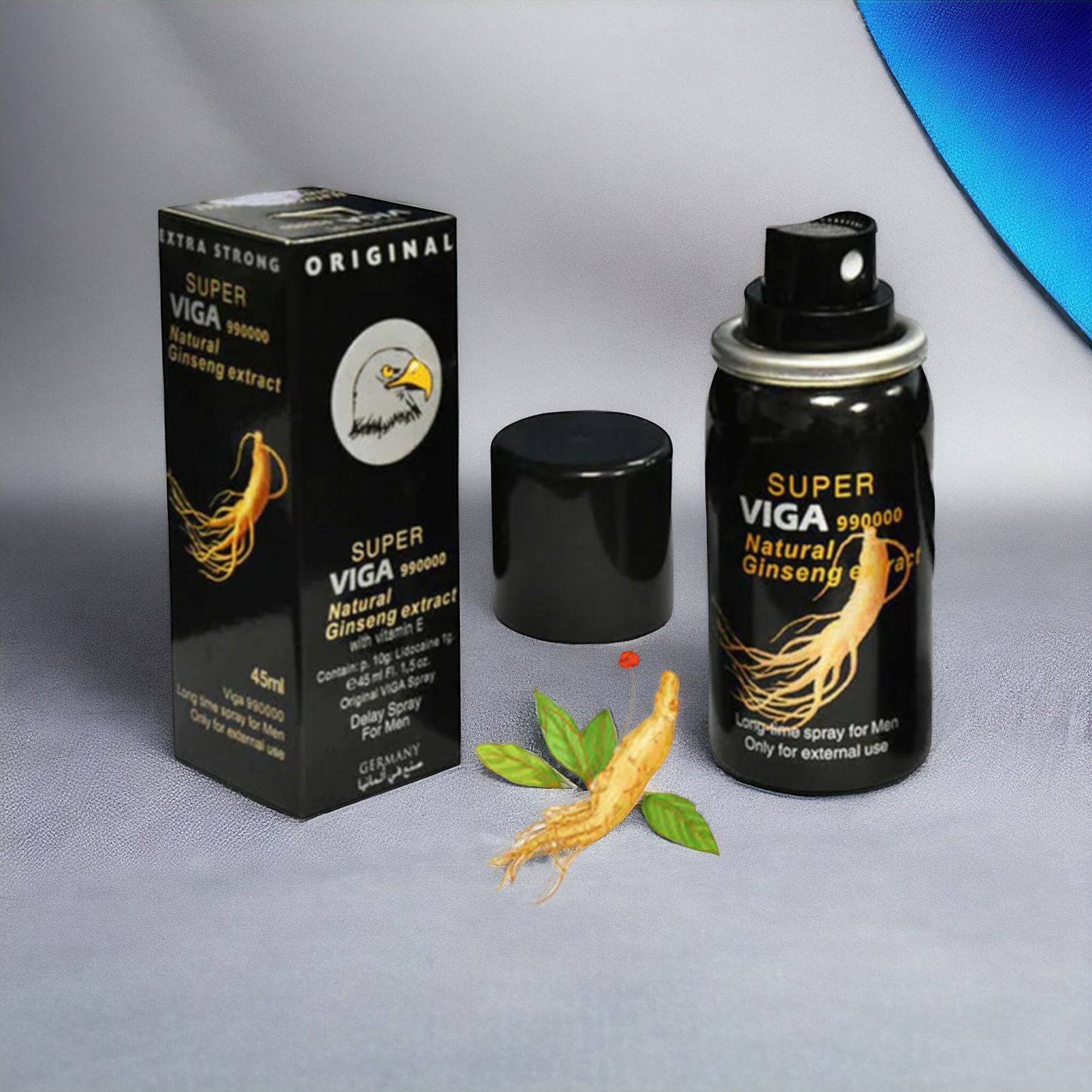 Super Viga 990000 Natural Ginseng Extract Long Time Spray For Men (45 ml)